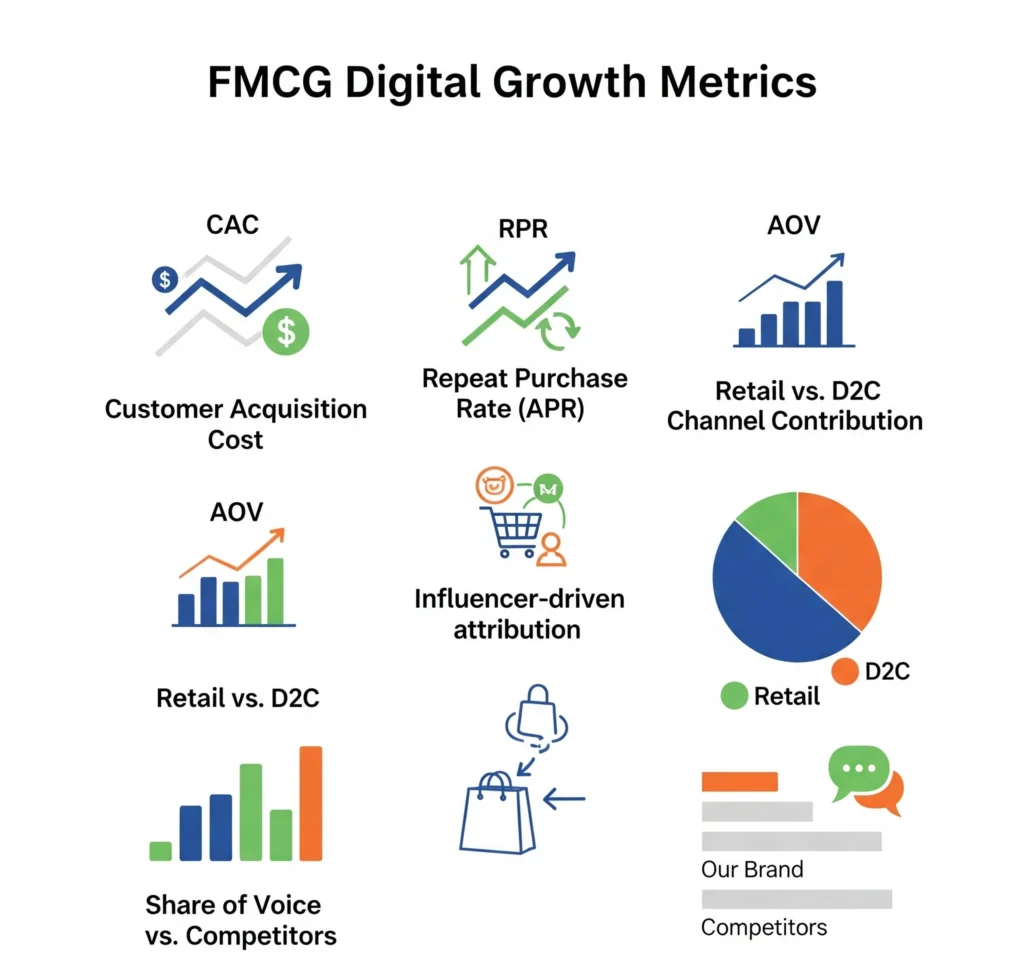 Key Metrics to Measure FMCG Digital Growth :